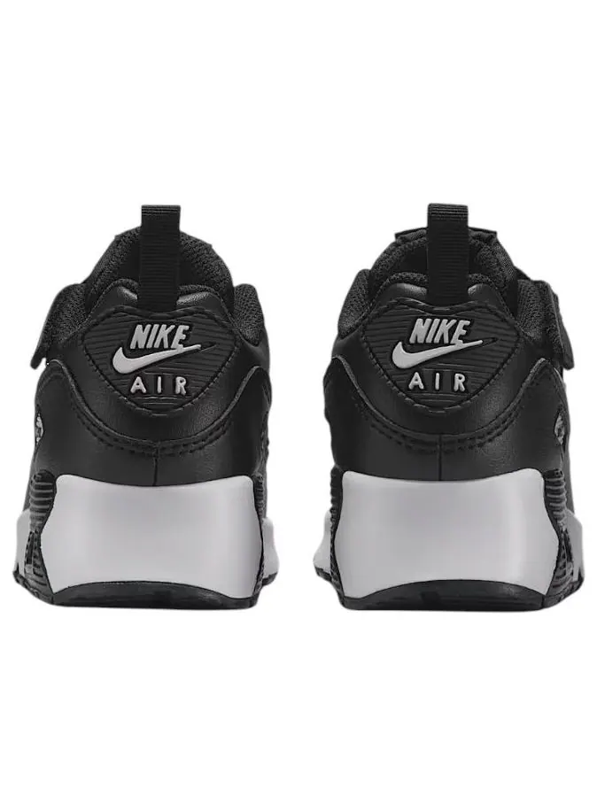 Кроссовки (PS) Nike Air Max 90 Easy-On 'Black White' — изображение 4 из 5, черный