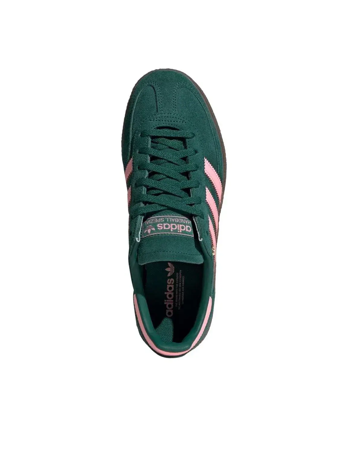 Кроссовки Adidas Handball Spezial «Collegiate Green Pink Spark» IH1496 — изображение 2 из 5, зеленый