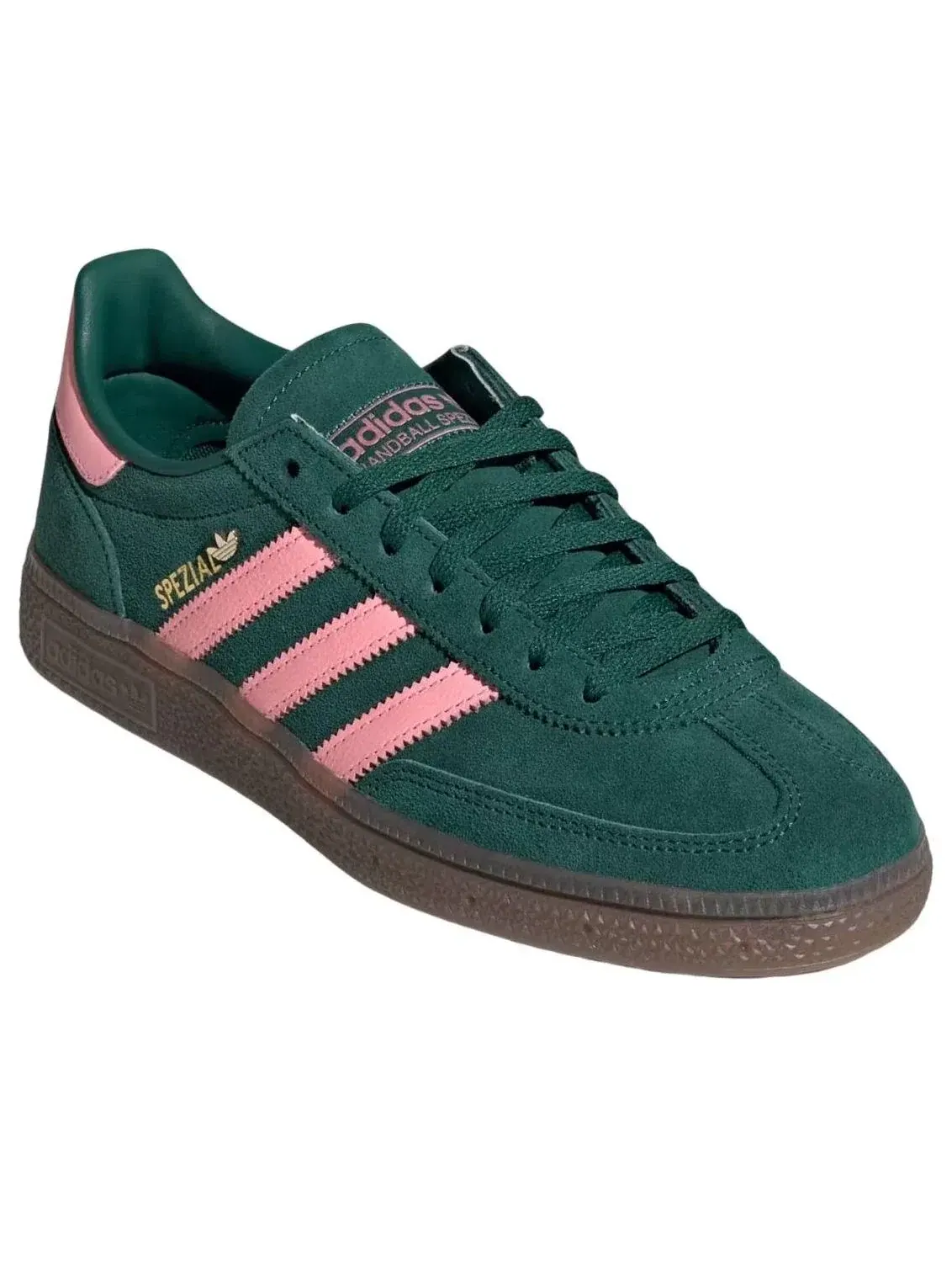 Кроссовки Adidas Handball Spezial «Collegiate Green Pink Spark» IH1496 — изображение 4 из 5, зеленый