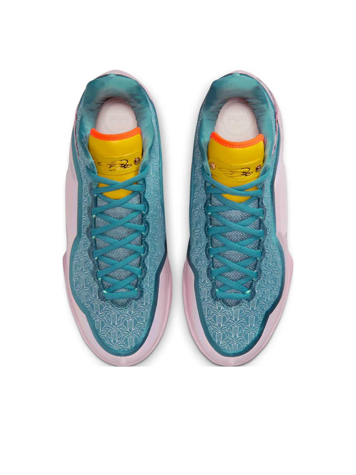 Кроссовки Nike LeBron 23 'Miami Twice' — изображение 4 из 6, синий/мульти-//оранжевый