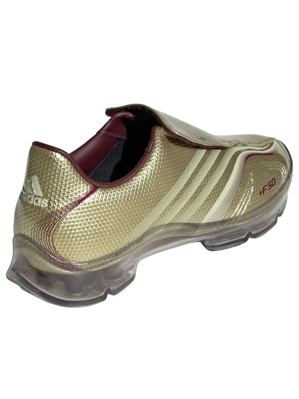 Кроссовки Adidas F50 Walkable 'Gold Metallic Maroon' IH1657 — изображение 6 из 8, золото