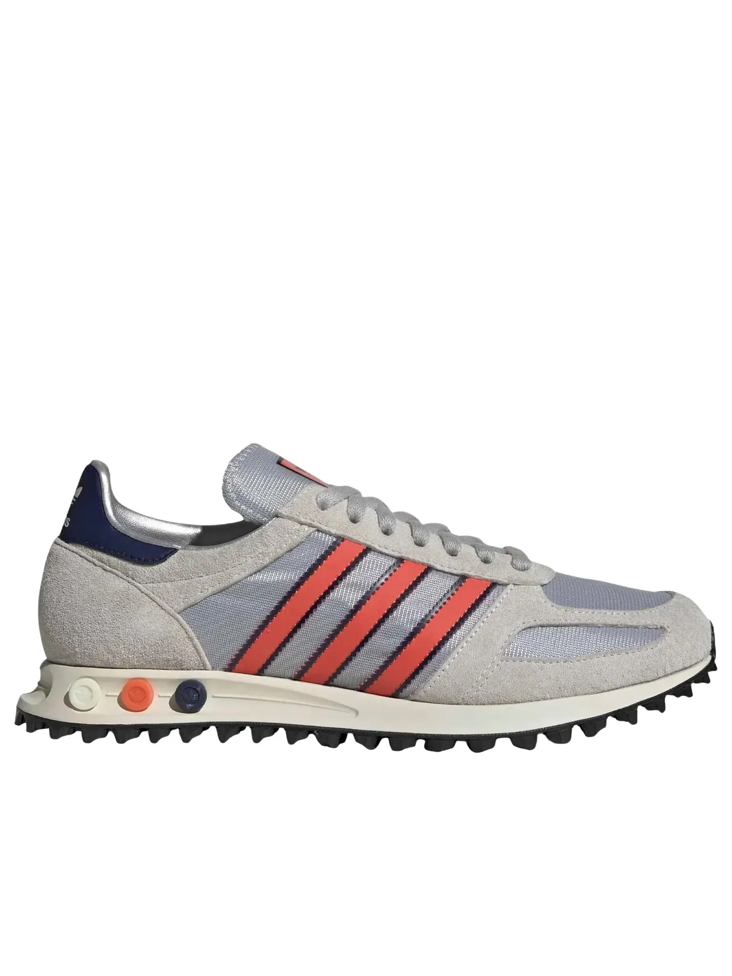 Кроссовки Adidas LA Trainer OG «Silver Metallic Dark Blue» IH1651 — изображение 2 из 3, серебряный