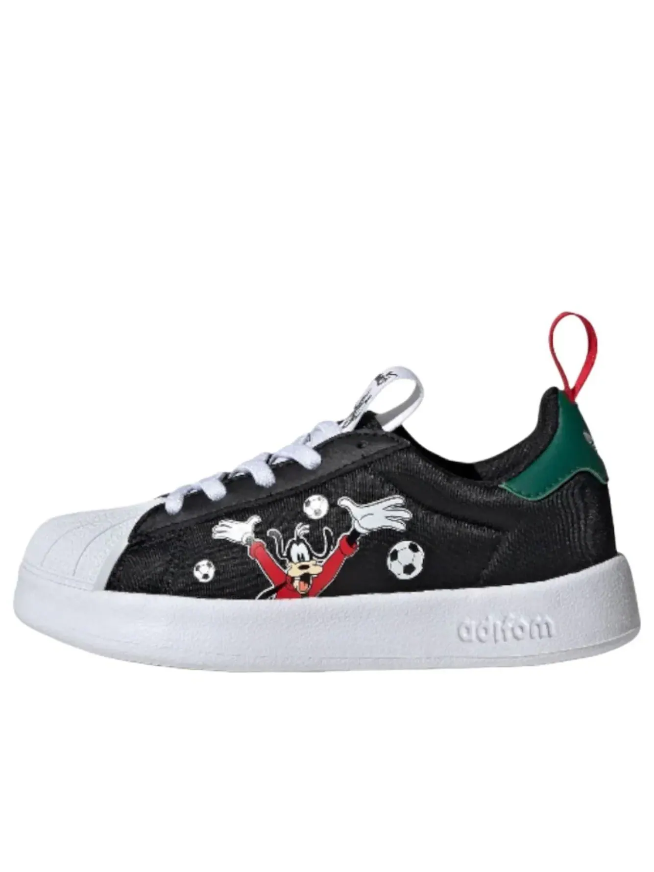 Кеды Adidas x Disney x Goofy Soccer Adifoam Superstar 'Black White' IH1750 — изображение 1 из 6, черный