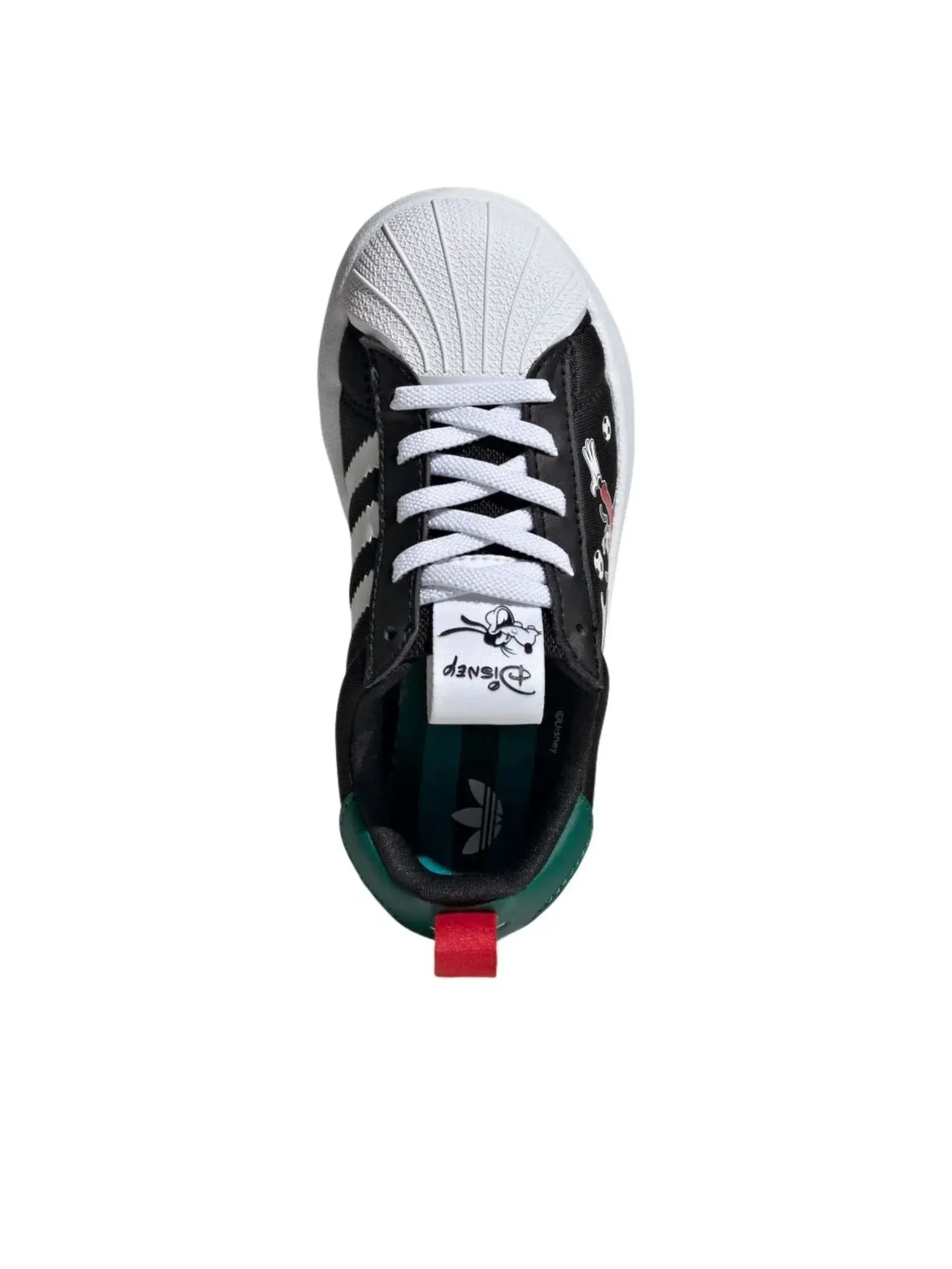Кеды Adidas x Disney x Goofy Soccer Adifoam Superstar 'Black White' IH1750 — изображение 2 из 6, черный