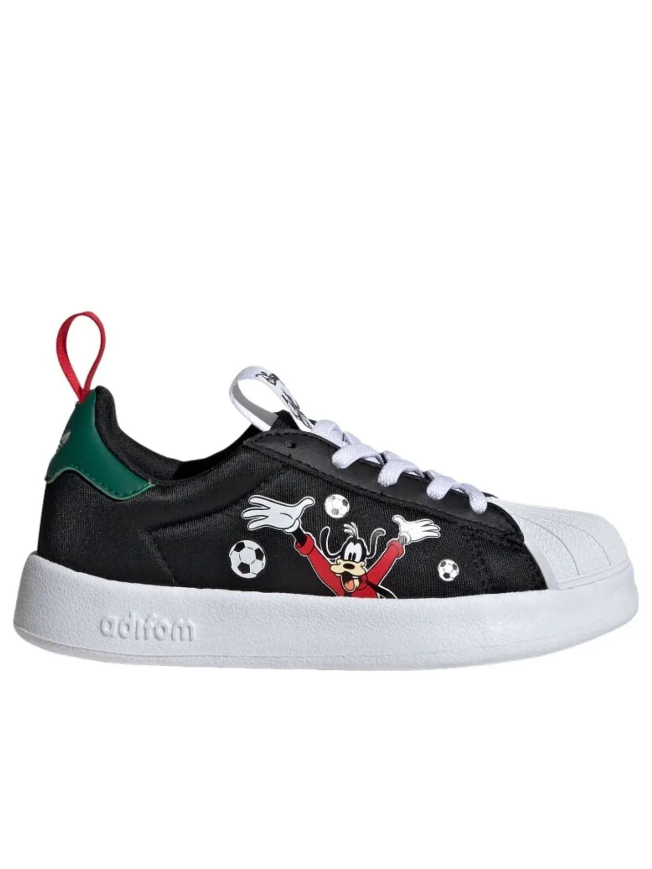 Кеды Adidas x Disney x Goofy Soccer Adifoam Superstar 'Black White' IH1750 — изображение 6 из 6, черный