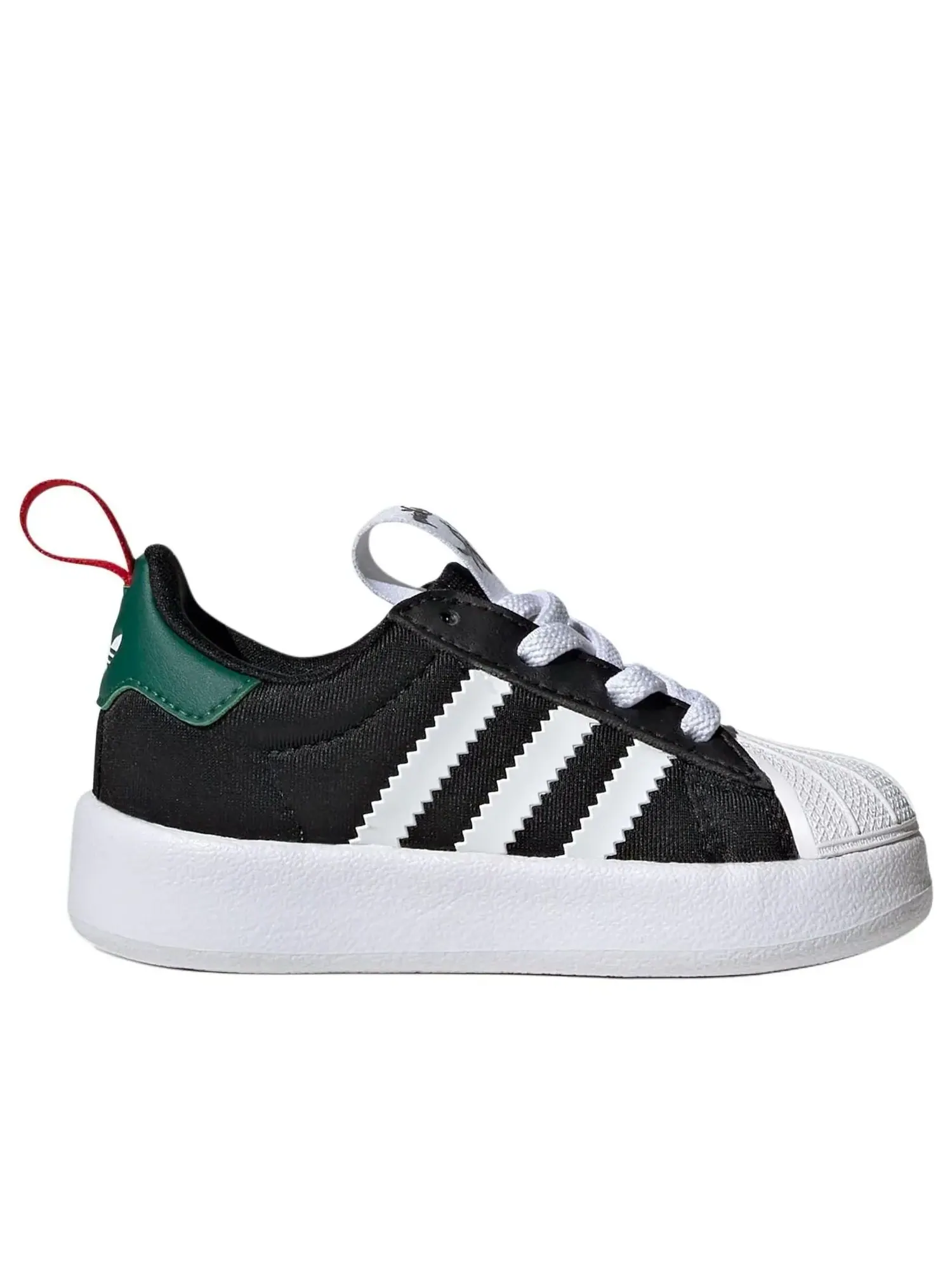 Кроссовки (TD) Adidas x Disney Adifoam Superstar 360 'Black Collegiate Green' — изображение 2 из 4, черный