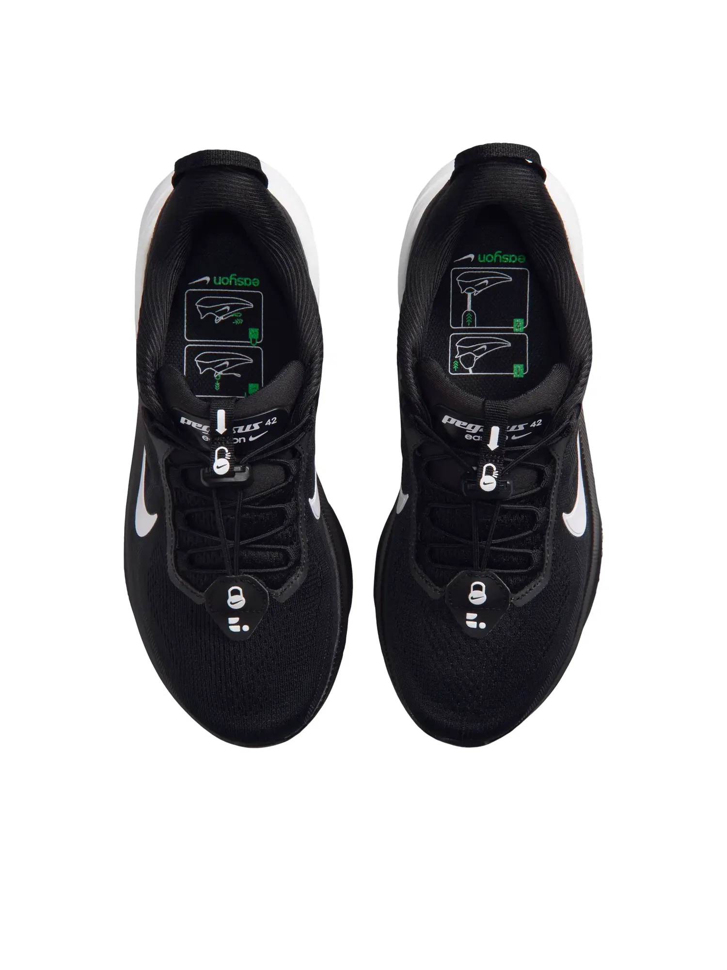 Женские кроссовки для бега с технологией EasyOn модель Air Zoom Pegasus 42 Nike — изображение 3 из 7, черный