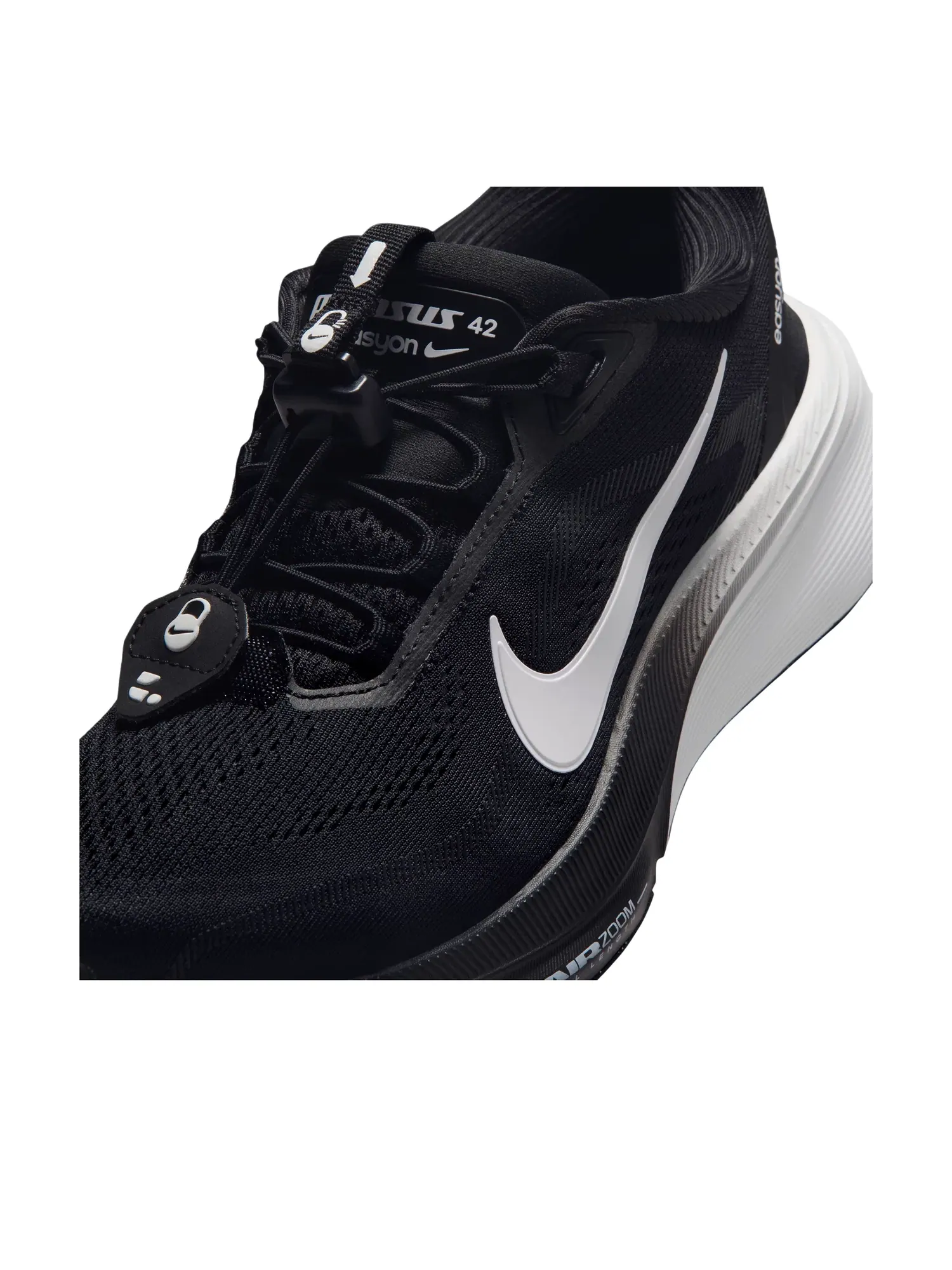 Женские кроссовки для бега с технологией EasyOn модель Air Zoom Pegasus 42 Nike — изображение 6 из 7, черный