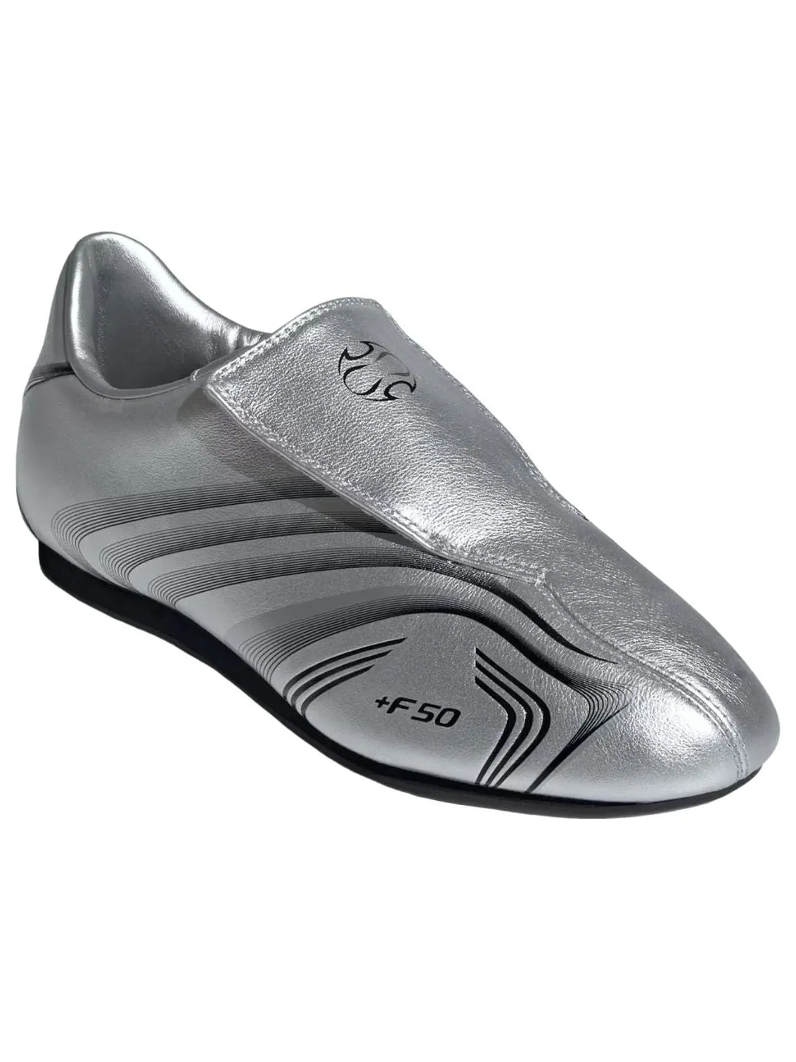 (WMNS) Adidas Taekwondo F50 'Silver Metallic Black' — изображение 4 из 5