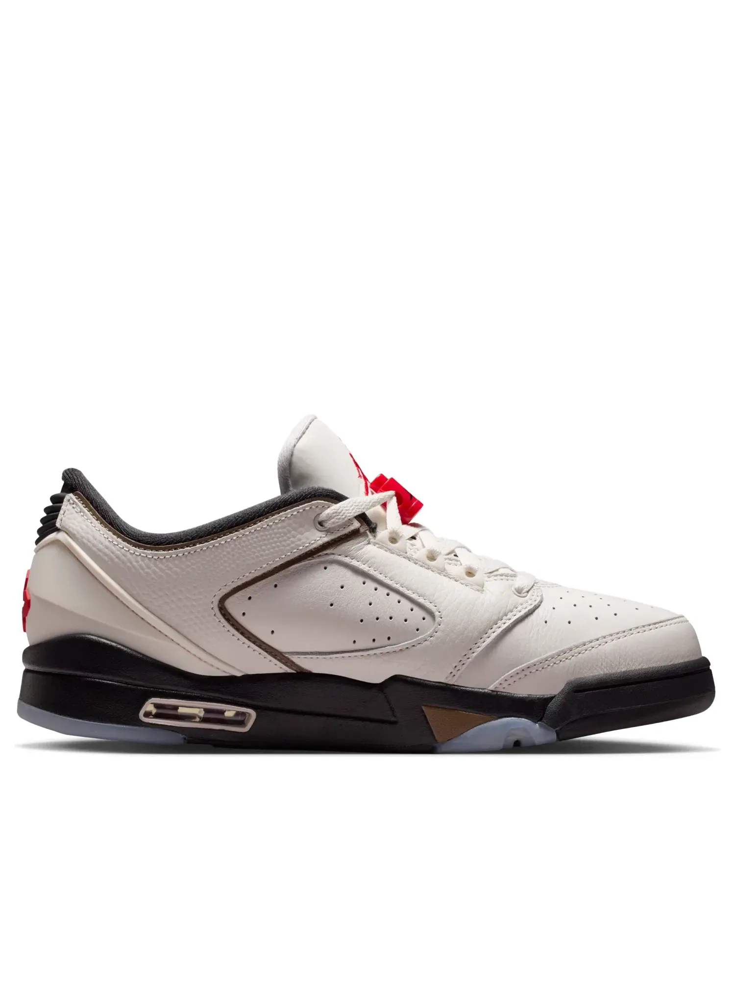 Мужские кроссовки с кожаным верхом Air Jordan 60 Plus Low Phantom Palomino Black — изображение 2 из 7, белый
