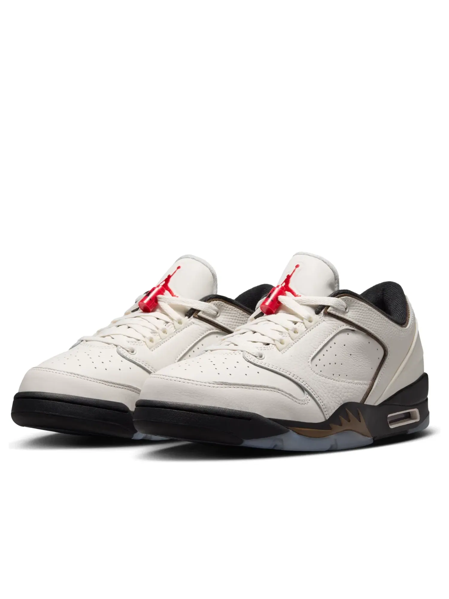 Мужские кроссовки с кожаным верхом Air Jordan 60 Plus Low Phantom Palomino Black — изображение 5 из 7, белый