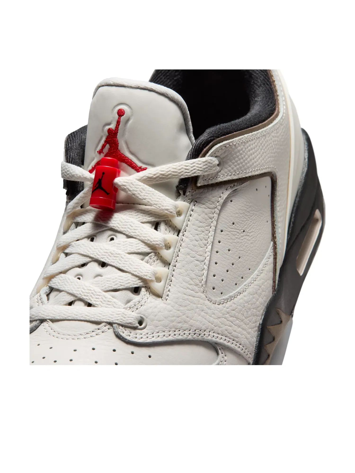 Мужские кроссовки с кожаным верхом Air Jordan 60 Plus Low Phantom Palomino Black — изображение 7 из 7, белый