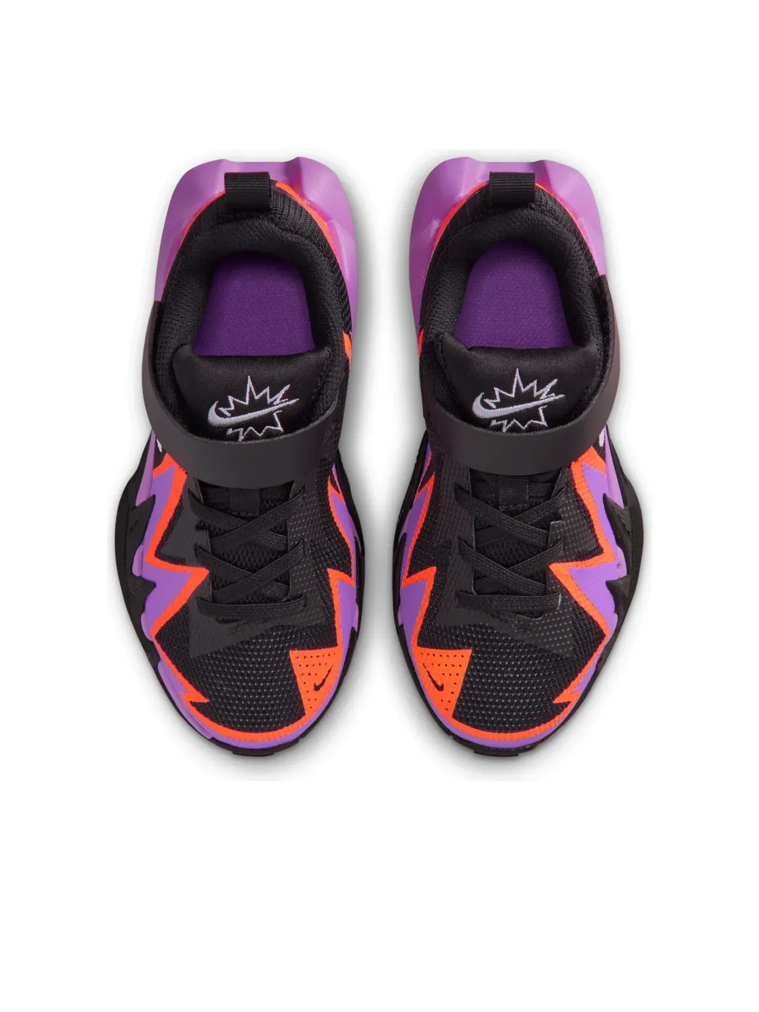 Кроссовки (PS) Nike S.T. Dynamite 'Black Bright Violet Total Orange' — изображение 2 из 7, черный