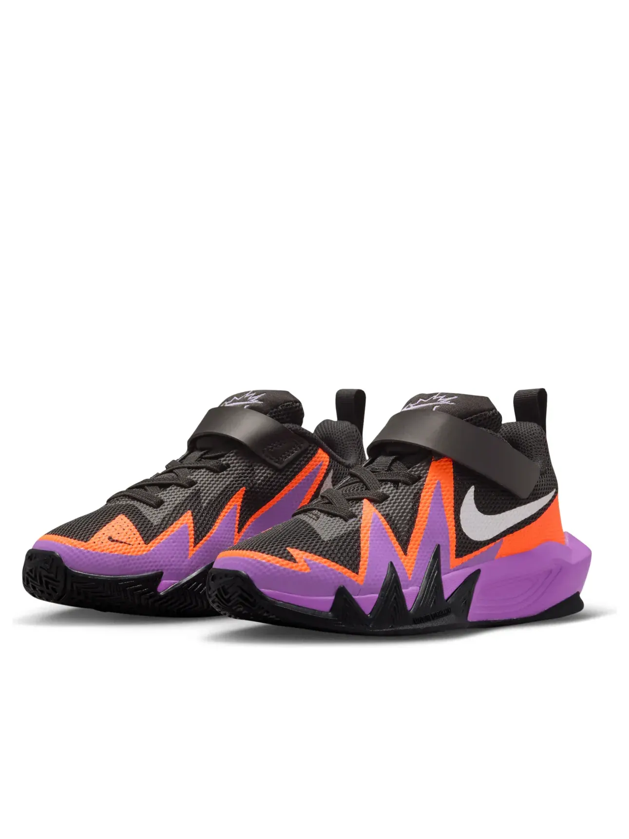 Кроссовки (PS) Nike S.T. Dynamite 'Black Bright Violet Total Orange' — изображение 4 из 7, черный