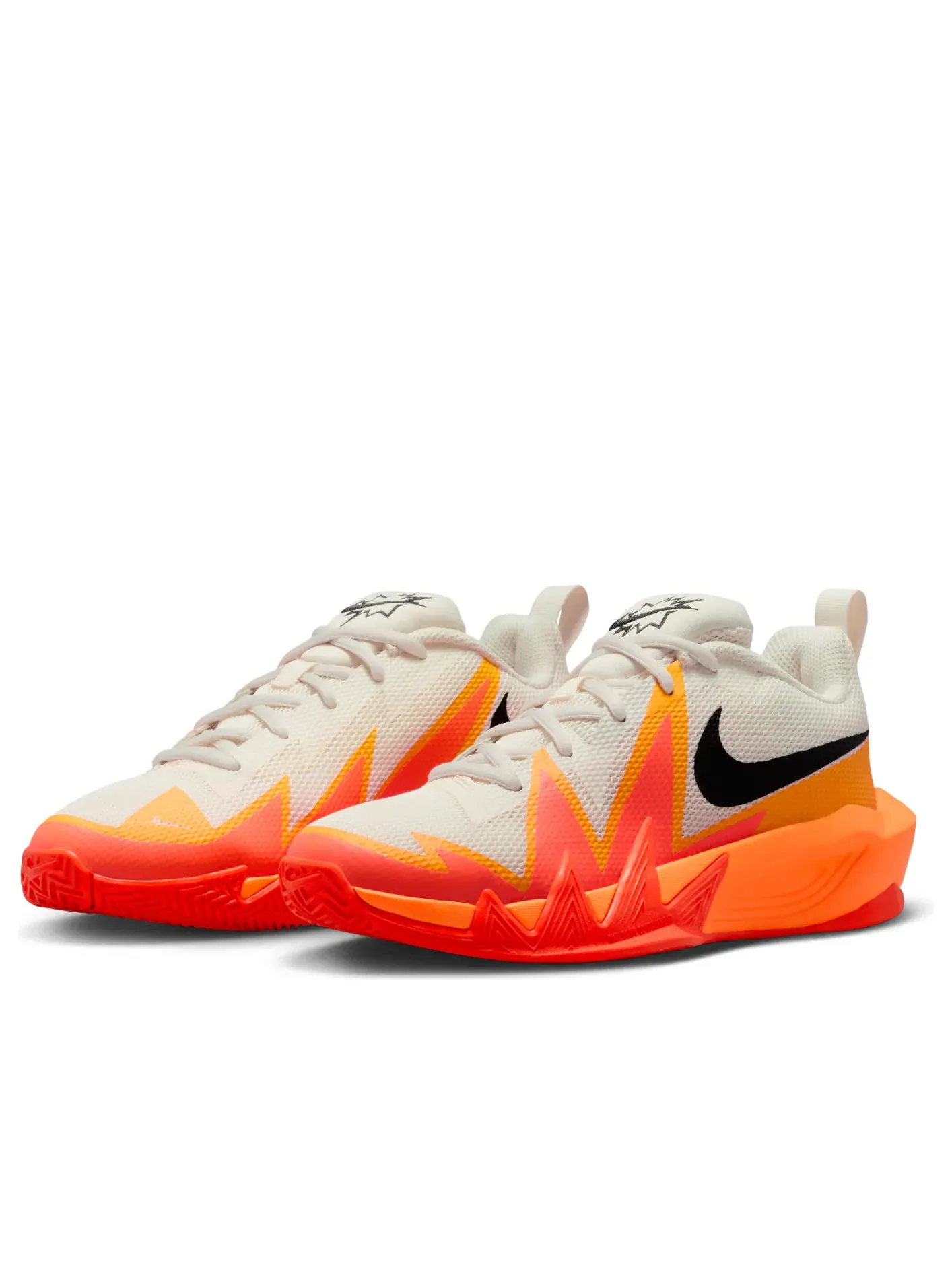 Кроссовки (GS) Nike S.T. Dynamite 'Chalk Picante Red Total Orange' — изображение 4 из 6, оранжевый