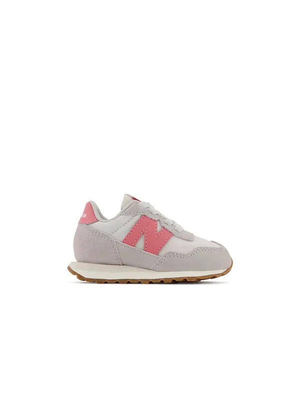 Кроссовки 237 New Balance — изображение 2 из 4, серый/розовый