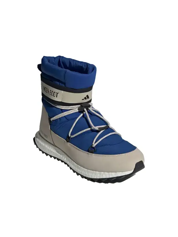 Кроссовки moon boot moonboost high 'power blue' Adidas — изображение 2 из 4, синий/синий/черный