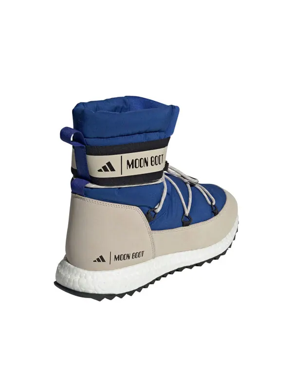 Кроссовки moon boot moonboost high 'power blue' Adidas — изображение 3 из 4, синий/синий/черный