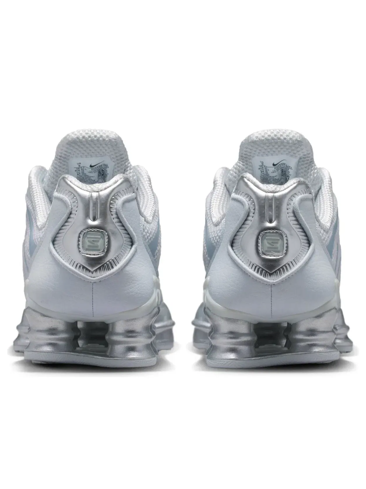 Женские кроссовки с шнуровкой Nike Shox TL — изображение 3 из 5, серебряный