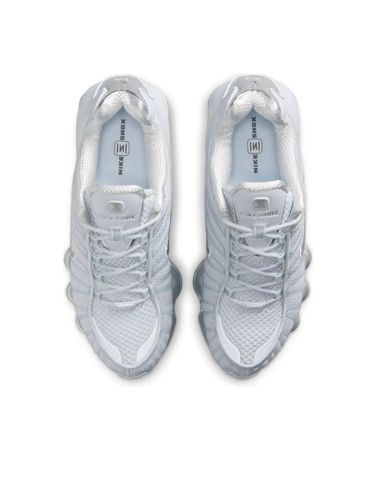 Женские кроссовки с шнуровкой Nike Shox TL — изображение 4 из 5, серебряный