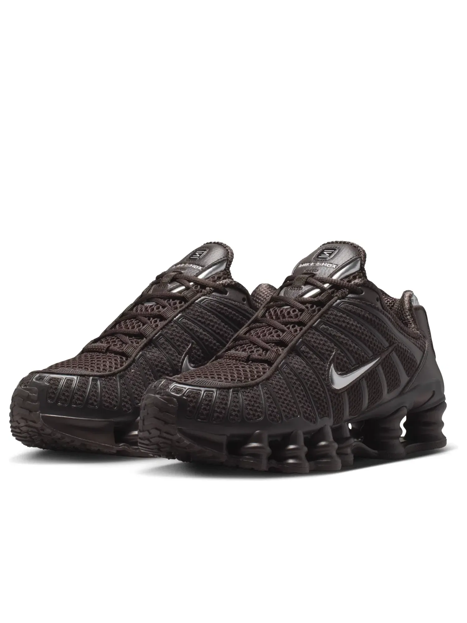Женские кроссовки с шнуровкой Nike Shox TL Velvet Brown — изображение 4 из 6, коричневый