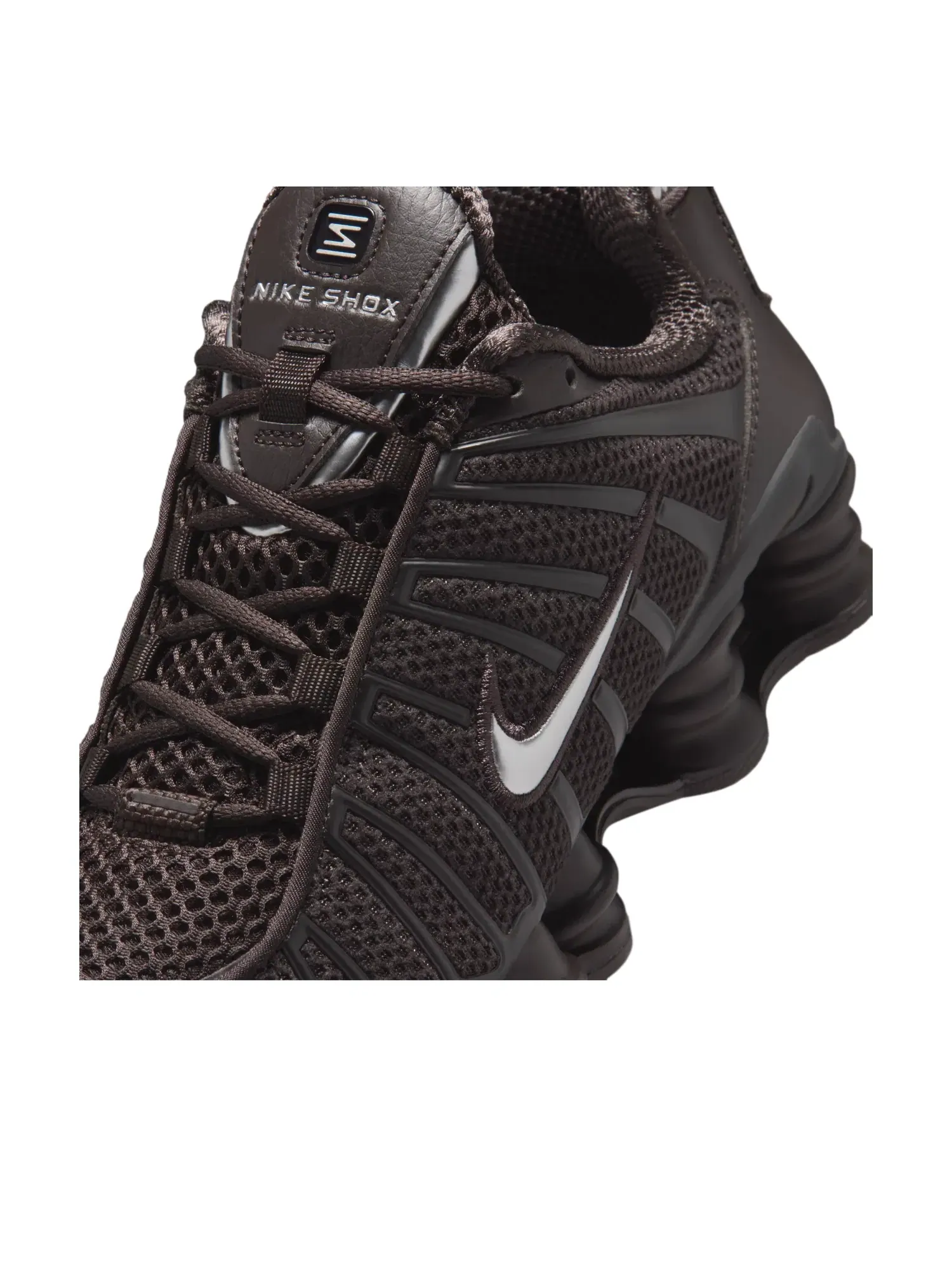Женские кроссовки с шнуровкой Nike Shox TL Velvet Brown — изображение 5 из 6, коричневый