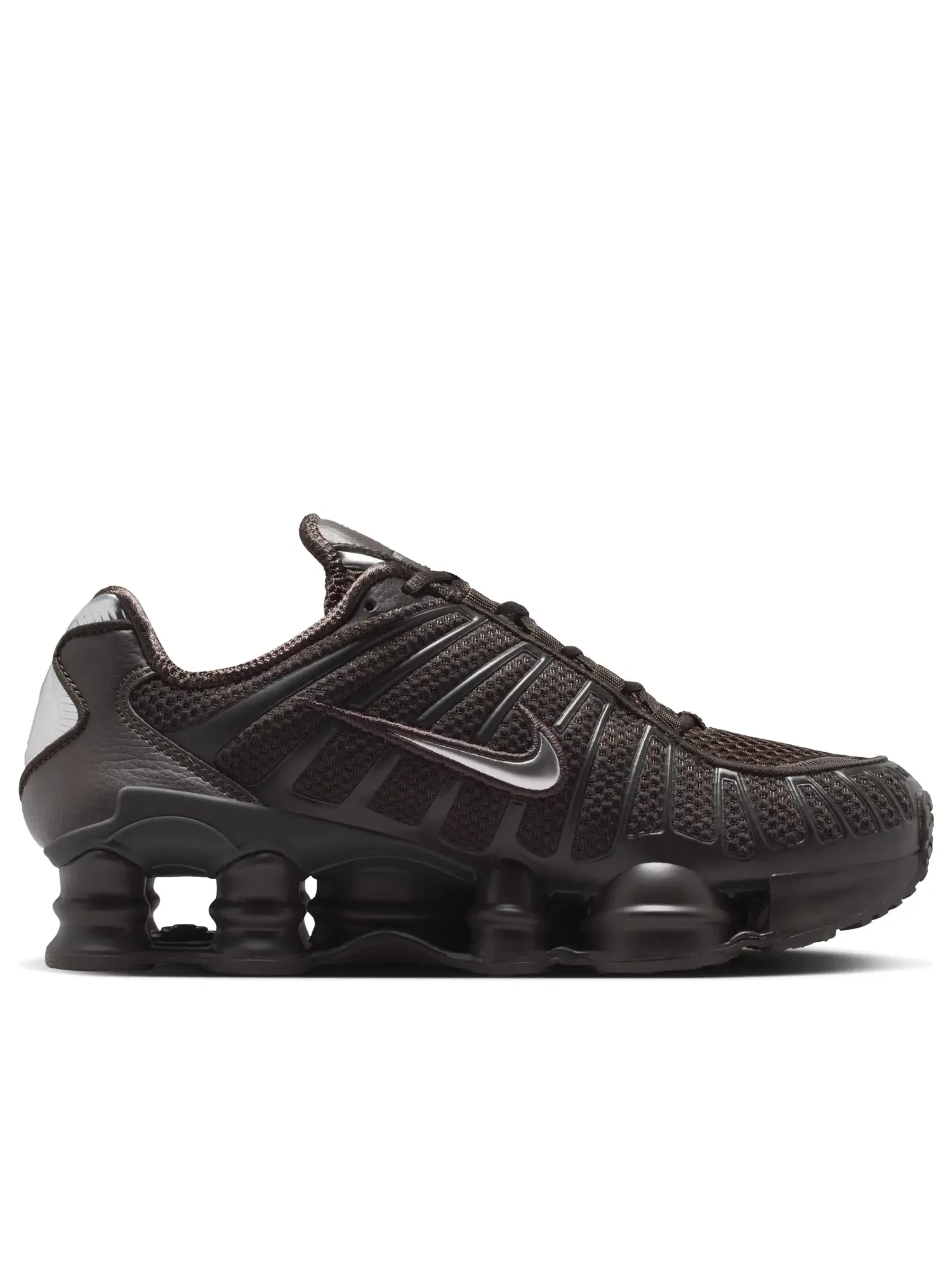 Женские кроссовки с шнуровкой Nike Shox TL Velvet Brown — изображение 6 из 6, коричневый