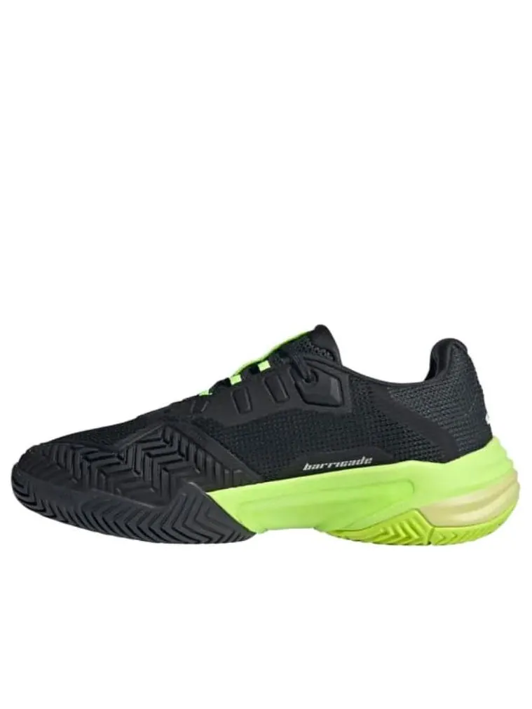 Кроссовки adidas Barricade 13 'Core Black Zero Metalic Lucid Lemon' — изображение 2 из 3, черный