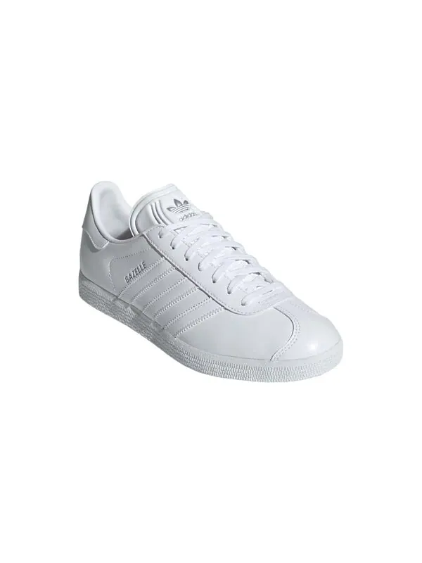 Кроссовки gazelle 'triple white' Adidas — изображение 3 из 4, белый/белый/серебристый