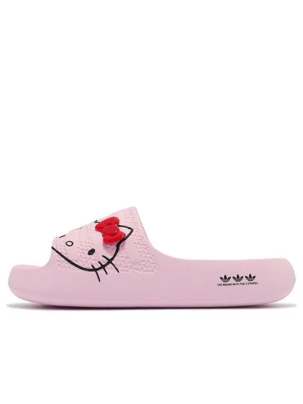 Тапочки x hellow kitty adilette ayoon слайдеры Adidas — изображение 1 из 4, розовый