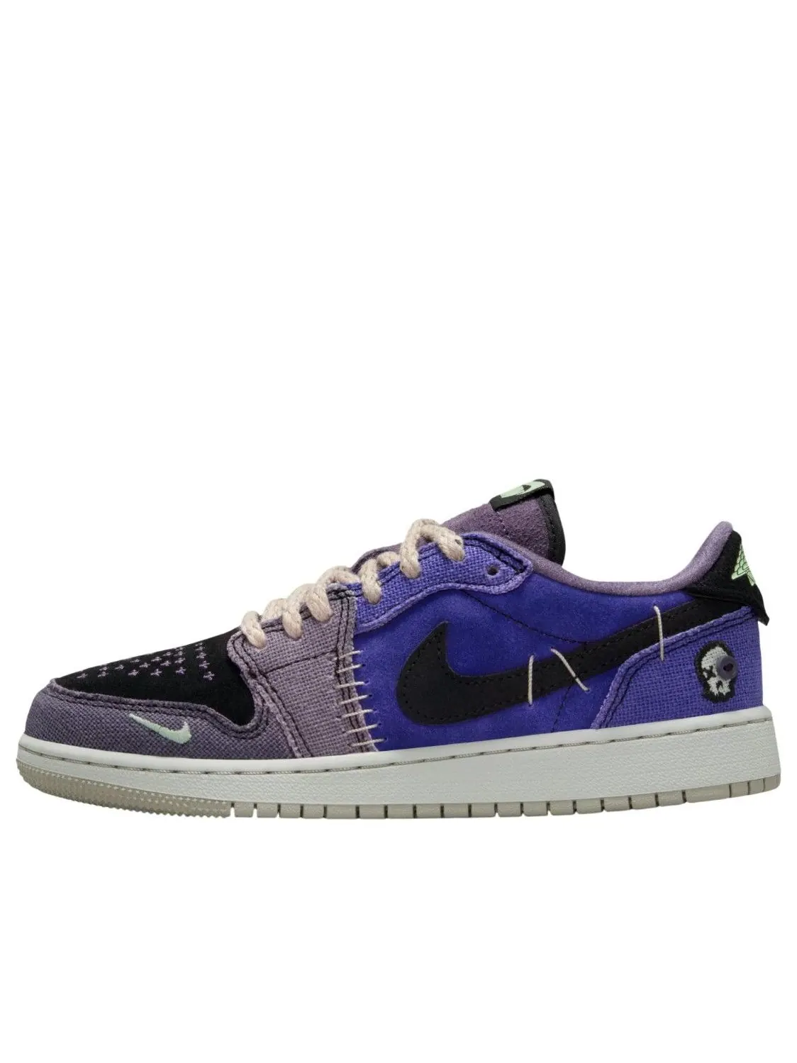 Кроссовки (GS) Air Jordan x Zion Williamson 1 Retro Low OG 'Voodoo Alternate' — изображение 1 из 7, фиолетовый