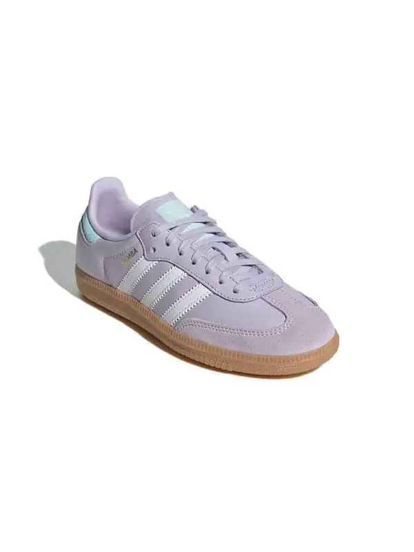 Кроссовки samba og 'silver dawn white aqua' Adidas — изображение 2 из 4, фиолетовый/белый