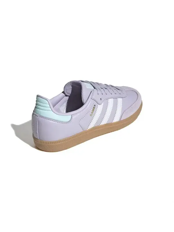 Кроссовки samba og 'silver dawn white aqua' Adidas — изображение 3 из 4, фиолетовый/белый
