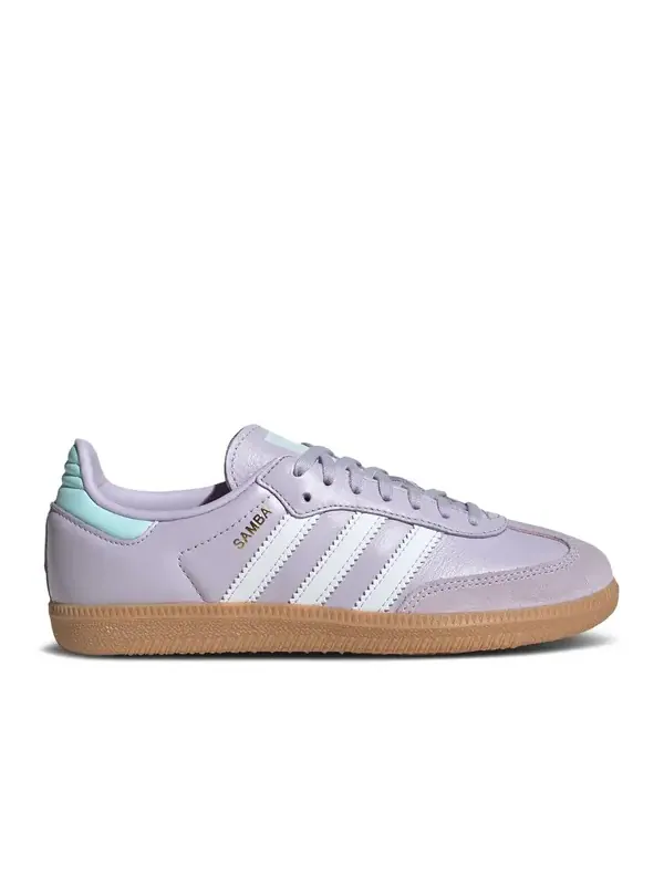 Кроссовки samba og 'silver dawn white aqua' Adidas — изображение 4 из 4, фиолетовый/белый