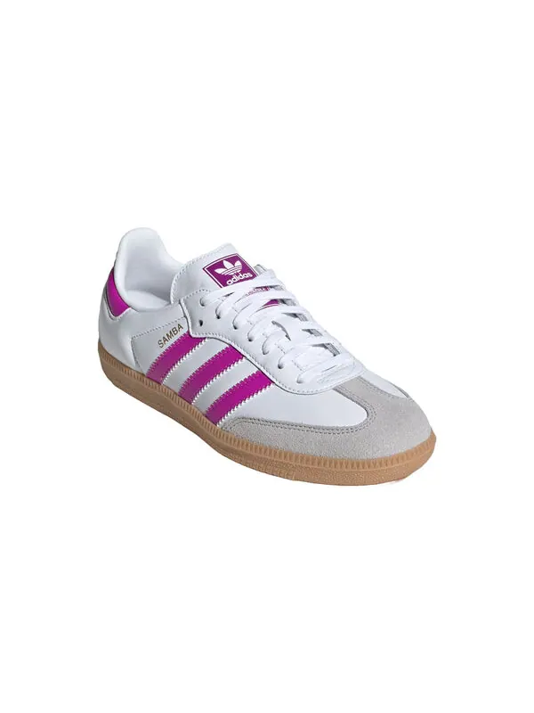 Кроссовки самба ог Adidas — изображение 3 из 4, белый/фиолетовый