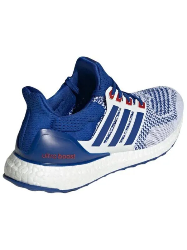 Кроссовки ultraboost 1.0 'cloud white royal blue' Adidas — изображение 3 из 4, белый/синий/красный