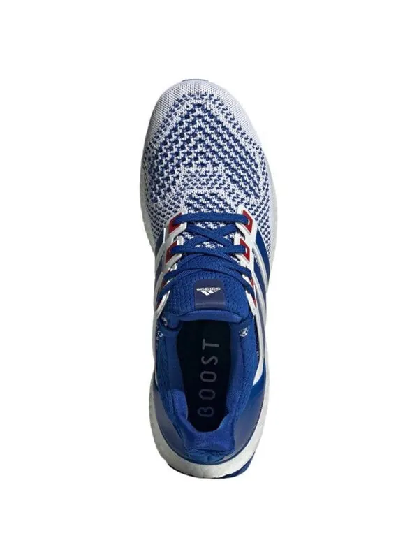 Кроссовки ultraboost 1.0 'cloud white royal blue' Adidas — изображение 4 из 4, белый/синий/красный