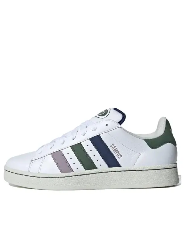 Кроссовки кампус 00-х Adidas — изображение 1 из 4, белый/зеленый
