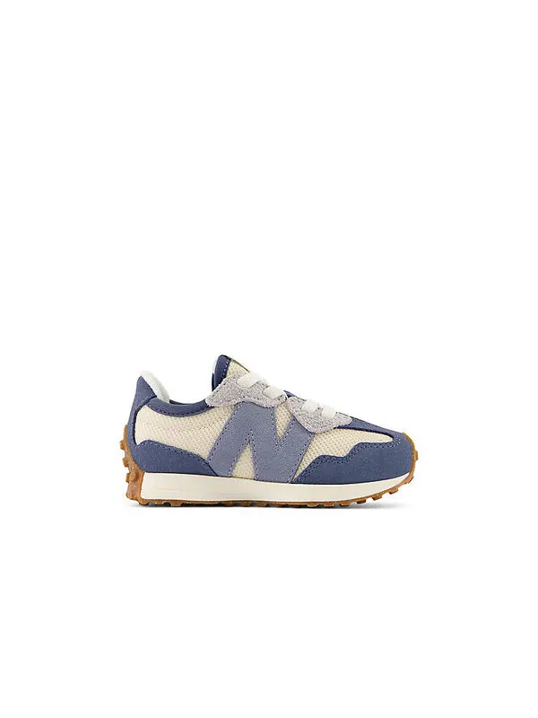 Кроссовки 327 New Balance — изображение 2 из 4, белый/синий