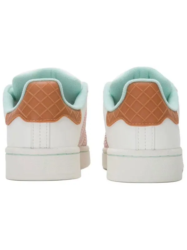 Кроссовки кампус 00-х Adidas — изображение 2 из 3, белый/розовый/коричневый