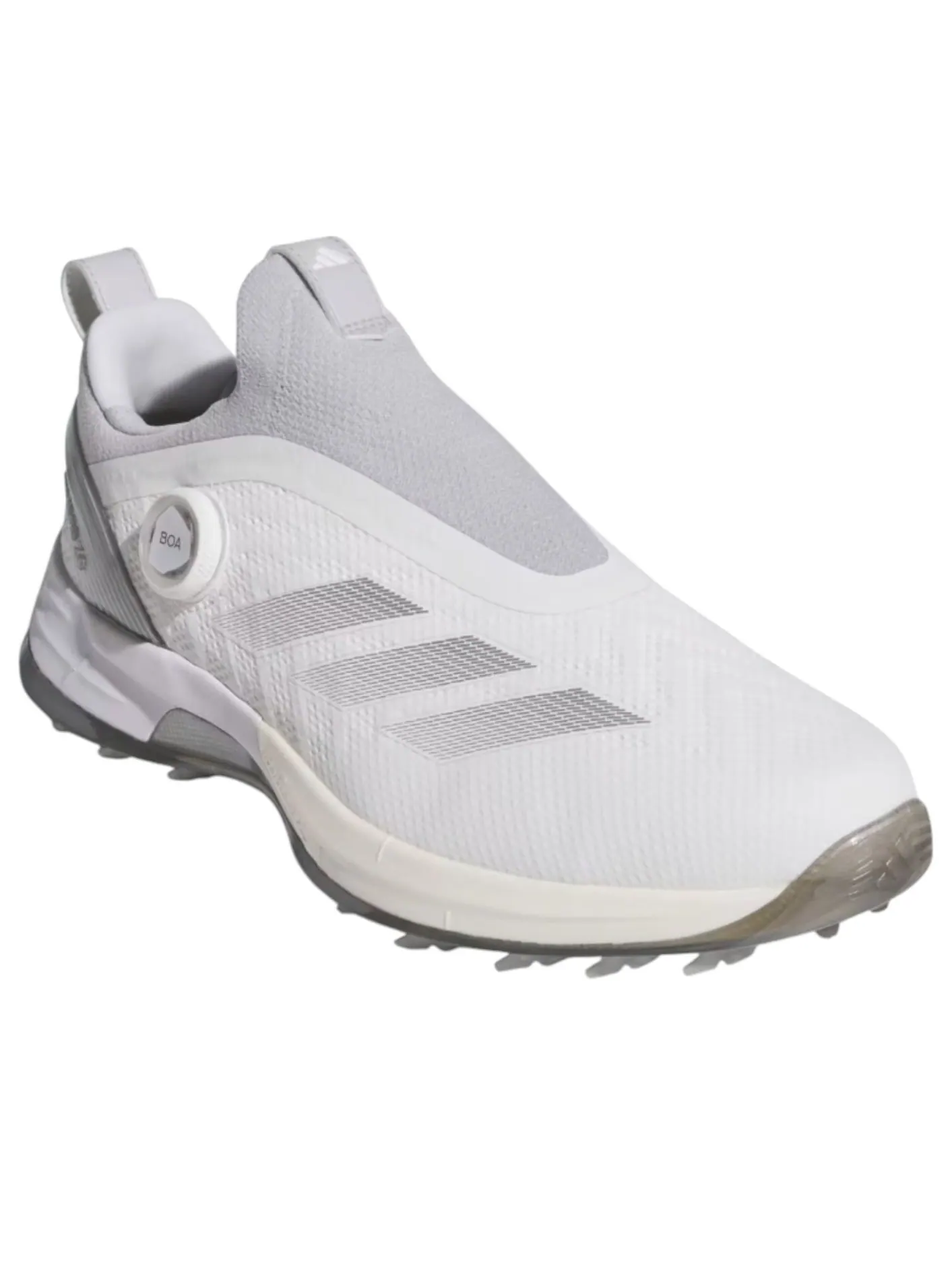 Adidas Adizero ZG Boa Spikeless 'Cloud White Silver Metallic Light Solid Grey' — изображение 2 из 6