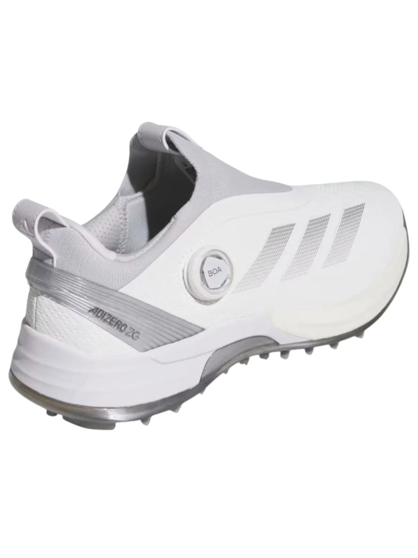 Adidas Adizero ZG Boa Spikeless 'Cloud White Silver Metallic Light Solid Grey' — изображение 3 из 6