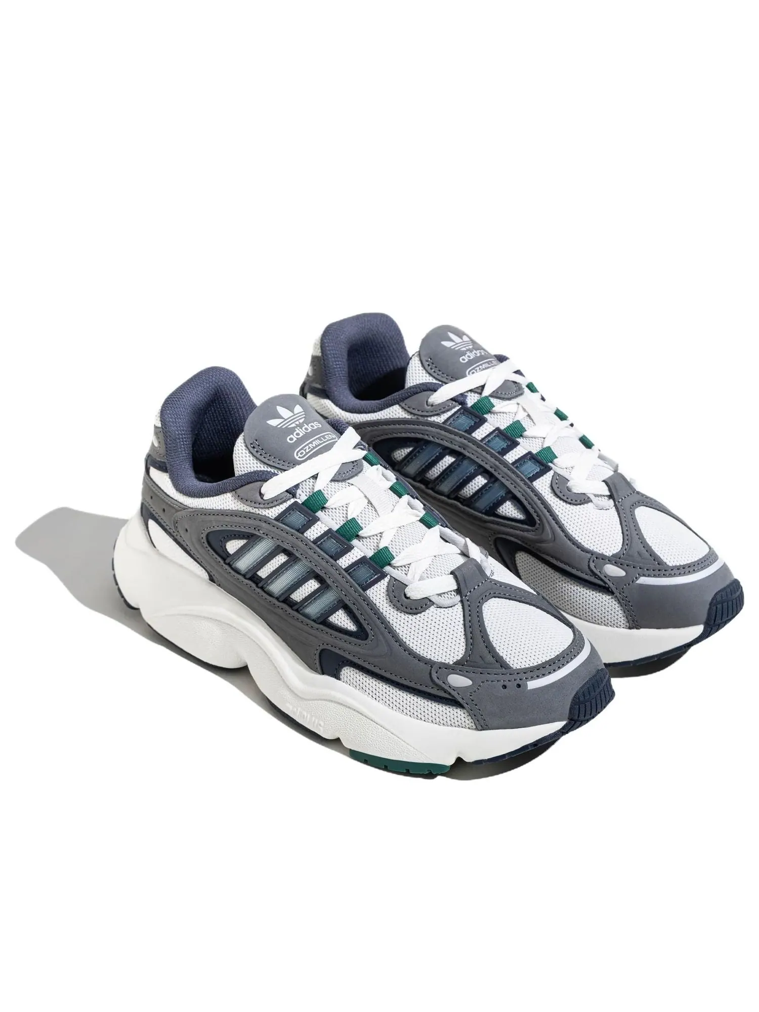 Кроссовки adidas Ozmillen 'Grey Green' — изображение 3 из 6, серый