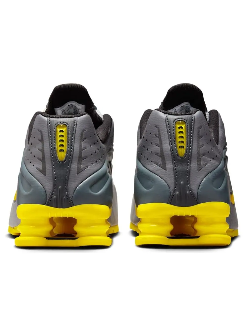 Кроссовки Nike Shox R4 SE 'Vast Grey Bright Citron' — изображение 3 из 6, серый