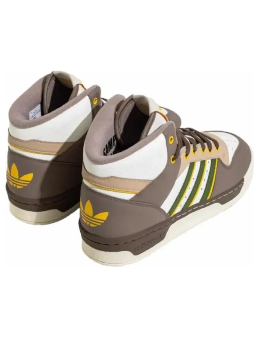 Кроссовки adidas Rivalry Mid 'Brown Green' — изображение 4 из 5, коричневый