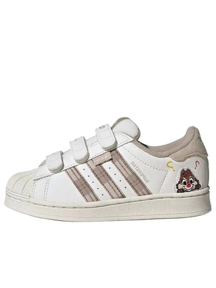 Кроссовки (PS) adidas Superstar CF 'Chip & Dale-Beige' — изображение 1 из 5, бежевый