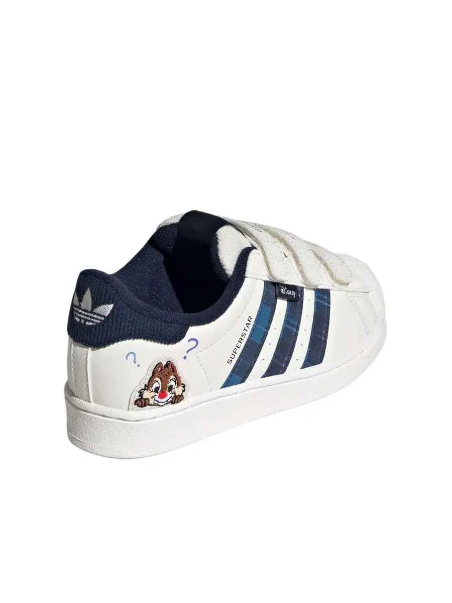 Кроссовки (PS) adidas Superstar CF 'Chip & Dale-Navy' — изображение 3 из 5, белый