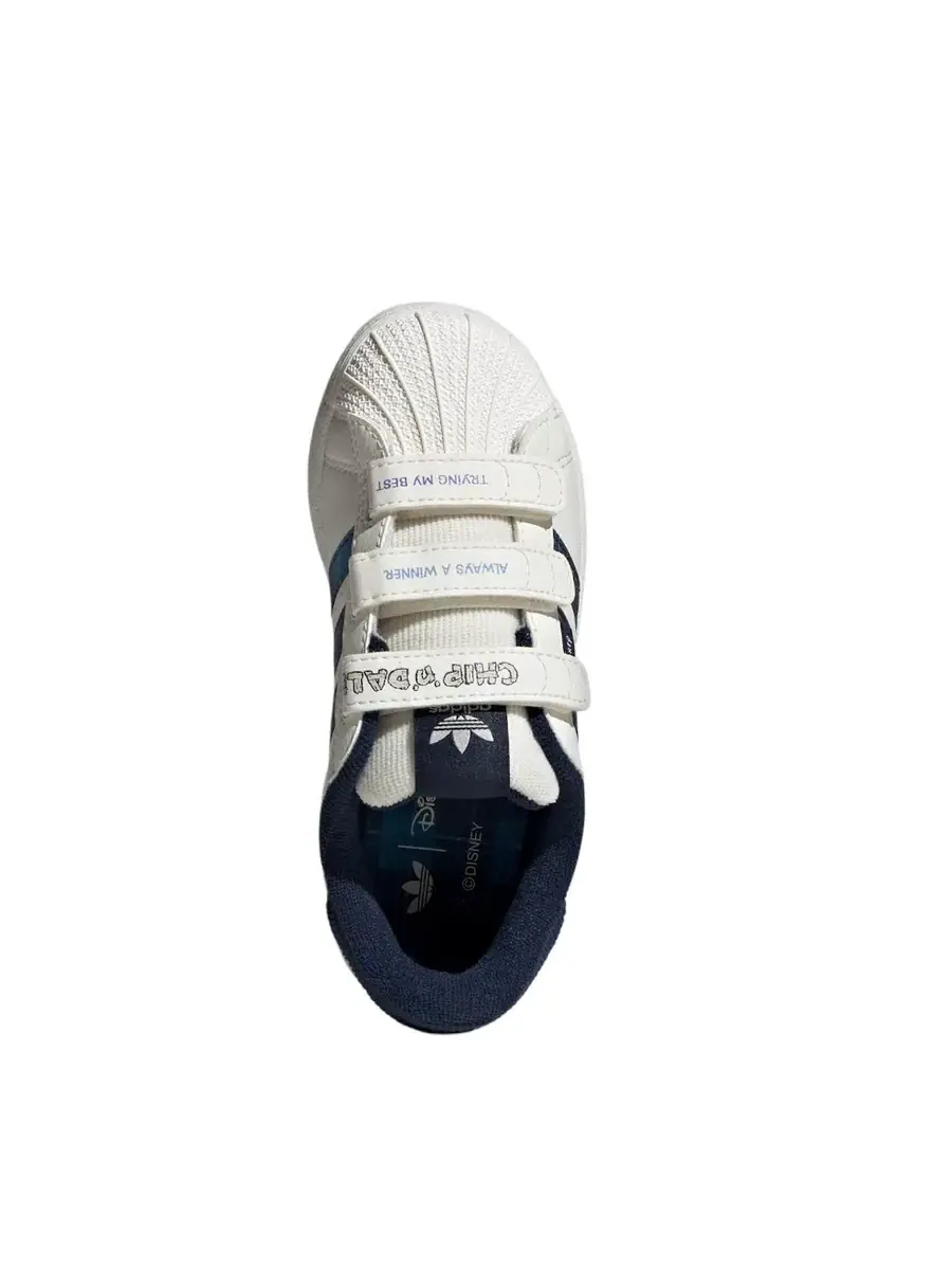Кроссовки (PS) adidas Superstar CF 'Chip & Dale-Navy' — изображение 4 из 5, белый