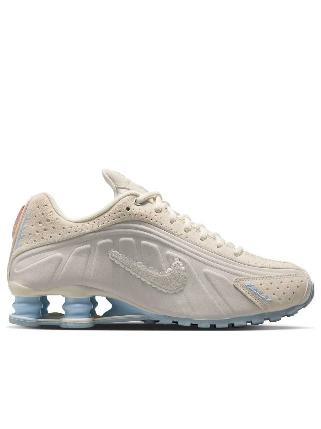 Кроссовки (WMNS) Nike Shox R4 'Pale Ivory' — изображение 2 из 6, белый