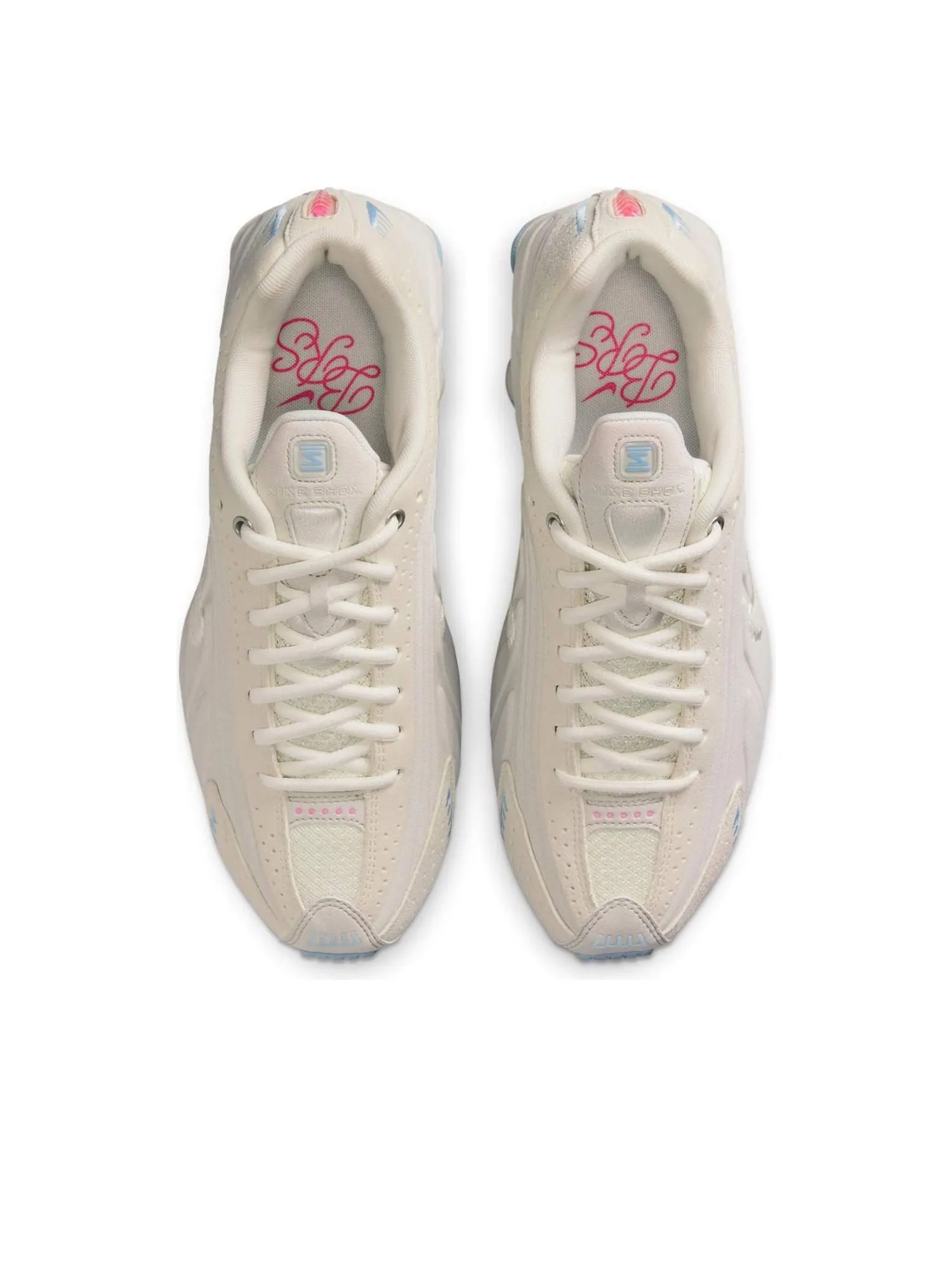 Кроссовки (WMNS) Nike Shox R4 'Pale Ivory' — изображение 4 из 6, белый